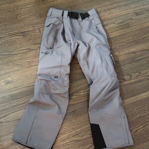 Wildhorn grey snowboard pants men’s S